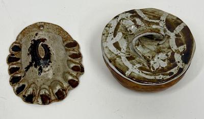 Brutalist Artist hand-made pottery - by children