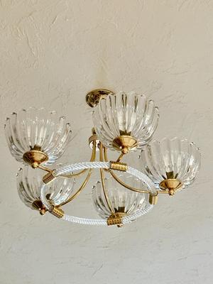 Decor - Chandelier - Brass & Crystal