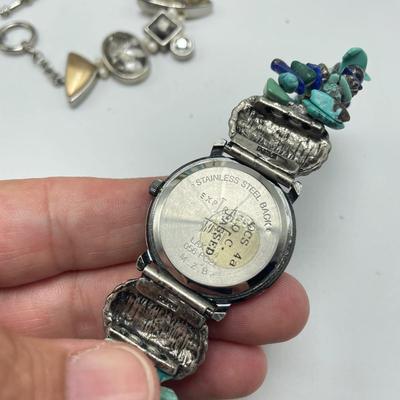 Jewelry with Turquoise and More Stones (ST-SS