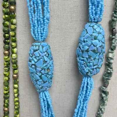 Jewelry with Turquoise and More Stones (ST-SS