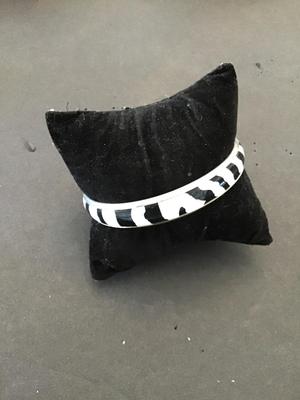 Beautiful zebra print bracelet
