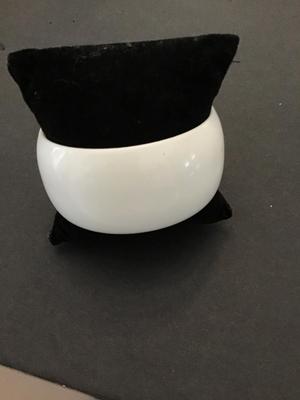 White bangle bracelet