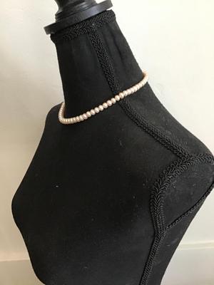 Vintage Light pink Pearl necklace