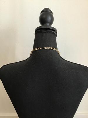 Vintage, pink bead necklace