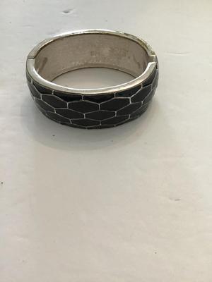 Cool black bangle bracelet