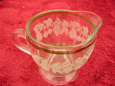 (2of2) Mid-Centruy Bartlett-Collins creamer & sugar bowl. C. 1940s-50s.