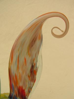 Hand crafted glass chicken.believed from Murano Island, Italy.