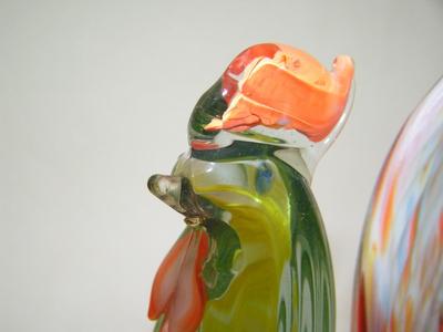 Hand crafted glass chicken.believed from Murano Island, Italy.