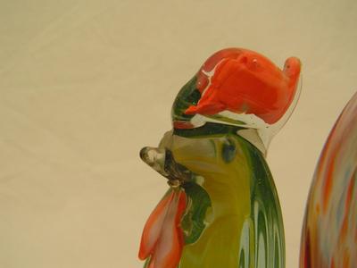 Hand crafted glass chicken.believed from Murano Island, Italy.
