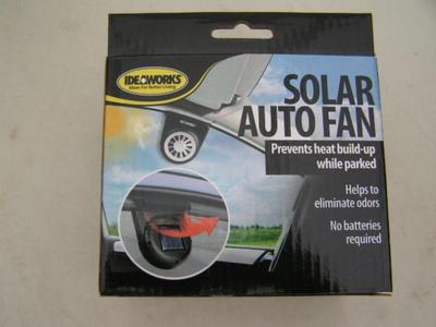 lot of 2 Solar Auto Fan. Accessory for you car.