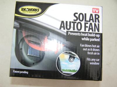 lot of 2 Solar Auto Fan. Accessory for you car.