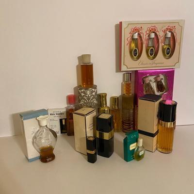 LOT 6B: Vintage Ladies Perfume Bottles - Some Full, Some Partial Bottles