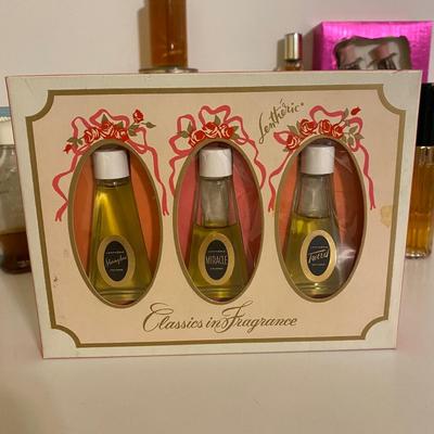 LOT 6B: Vintage Ladies Perfume Bottles - Some Full, Some Partial Bottles