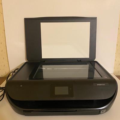 LOT 8B: HP Envy 5055 Printer and Fellowes Paper Shredder