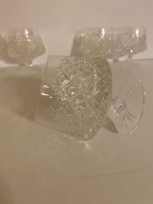 LOT 19B: Crystal Decanter w/ Matching Glasses