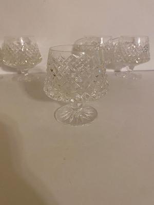 LOT 19B: Crystal Decanter w/ Matching Glasses
