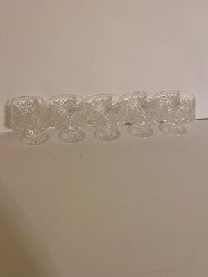 LOT 19B: Crystal Decanter w/ Matching Glasses