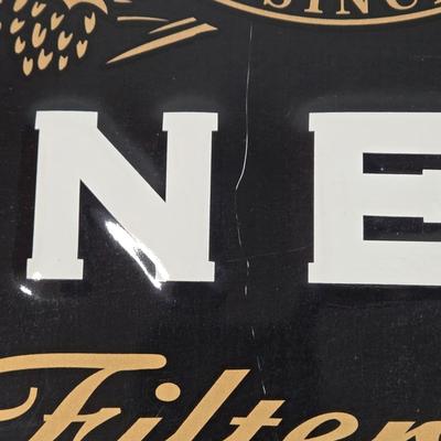 LOT 81L: Metal Miller Beer Sign