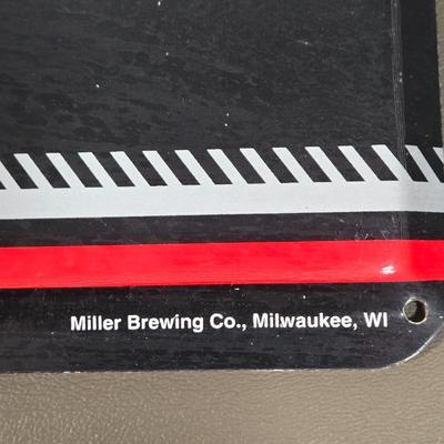 LOT 81L: Metal Miller Beer Sign