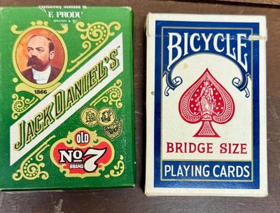 2 Decks Playing Cards Bicycle & Jack Daniels