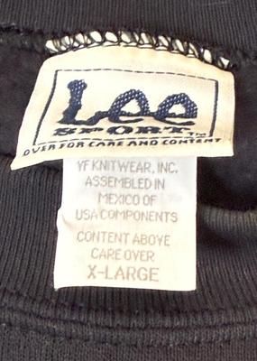 Purdue Boilermakers Football Rose Bowl 2001 Lee Sweatshirt XL