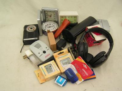 A whole pile of small electronic gadgets, every gizmo you need!