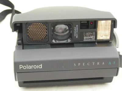 POLAROID Spectra AF instant picture camera, still has a film cartridge in it.