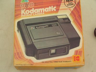 Kodak 960 Kodamatic instant camera, still in original box w/instructions.