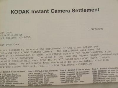Kodak 960 Kodamatic instant camera, still in original box w/instructions.