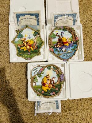 WINNIE THE POOH “100 ACRE WISHES COLLECTION” FROM YHE BRADFORD EXCHANGE