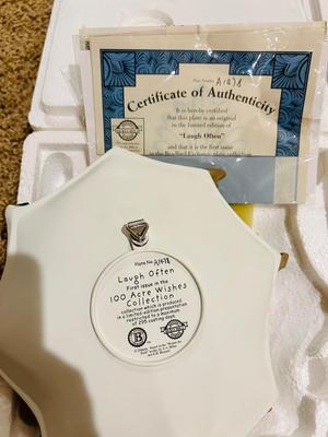 WINNIE THE POOH “100 ACRE WISHES COLLECTION” FROM YHE BRADFORD EXCHANGE