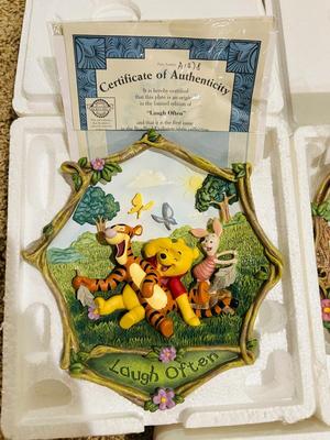 WINNIE THE POOH “100 ACRE WISHES COLLECTION” FROM YHE BRADFORD EXCHANGE