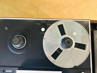 SONY TC-355 REEL TO REEL STEREO TAPECORDER & A GARRARD SYNCHRO LAB 55 TURN TABLE