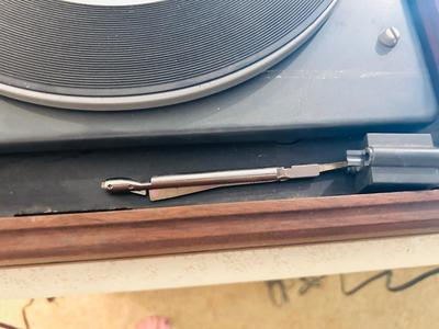 SONY TC-355 REEL TO REEL STEREO TAPECORDER & A GARRARD SYNCHRO LAB 55 TURN TABLE