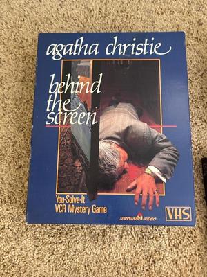 SCATTERGORIES, SORRY, STAGE II & AGATHA CHRISTIE BEHIND THE SCENES VCR GAME
