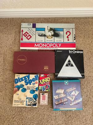 SCRABBLE, MONOPOLY, UNO, DIZZY SPELL, AND MORE