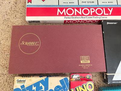 SCRABBLE, MONOPOLY, UNO, DIZZY SPELL, AND MORE