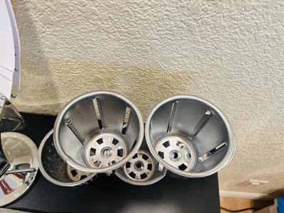 KING CUTTER, SILVER PLATED DISH AND ALUMINUM SERVING TRAY