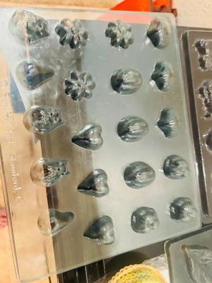 COOKIE CUTTERS, MINT MOLDS, SIMPLEX CAKE CUTTER, ROLLING COOKIE CUTTER AND MULTI GRATER