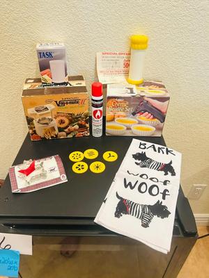 CRÈME BRÛLÉE SET, VEG-O-MATIC, COOKIE PRESS AND A MULTIGRATER