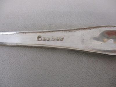 Vintage Gerber Silver Plated Spoon & Silver Plated Little Boy Blue Spoon
