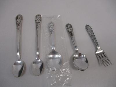 Vintage Gerber Silver Plated Spoon & Silver Plated Little Boy Blue Spoon