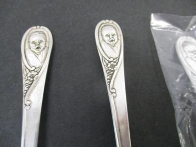 Vintage Gerber Silver Plated Spoon & Silver Plated Little Boy Blue Spoon