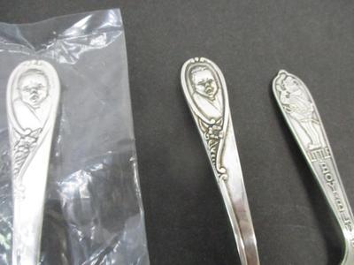 Vintage Gerber Silver Plated Spoon & Silver Plated Little Boy Blue Spoon