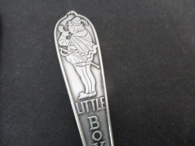 Vintage Gerber Silver Plated Spoon & Silver Plated Little Boy Blue Spoon