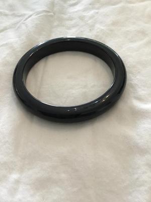 Black bangle bracelet