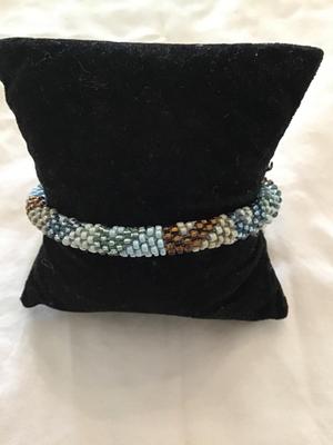 Vintage multicolor rope beaded bracelet