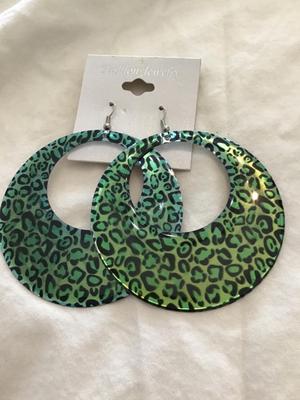 Fashion jewelry cheetah print earrings