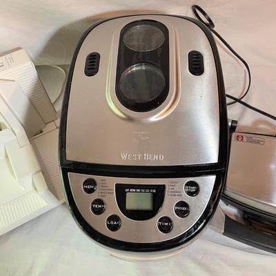 West Bend Bread Maker, Rival Food Slicer & Grill Press (D-SS)