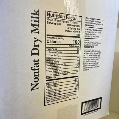40.5 Lbs Deseret Farms Non-Fat Dry Milk (L-SS)